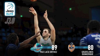 Jeep® ÉLITE :  Pau-Lacq-Orthez vs Gravelines-Dunkerque (J10)