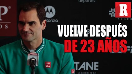 Por primera vez Federer jugará en México como tenista profesional