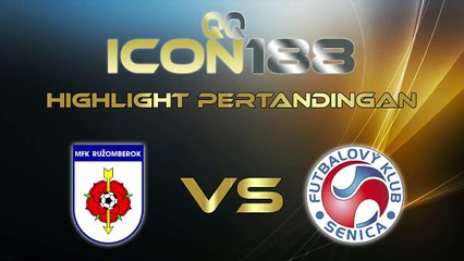 QQICON188 Highlight Pertandingan Ruzomberok vs Senica 23 November 2019