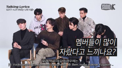 [SUB PT-BR] Entrevista do GOT7 no Talking Lyrics