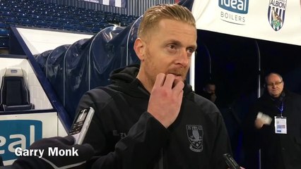 Sheffield Wednesday boss Garry Monk on the character of the squad after their late defeat to West Brom