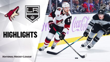 NHL Highlights | Coyotes @ Kings 11/23/19