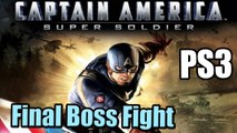 Final Boss Captain America Super Soldier (PS3) - Gameplay Walkthrough