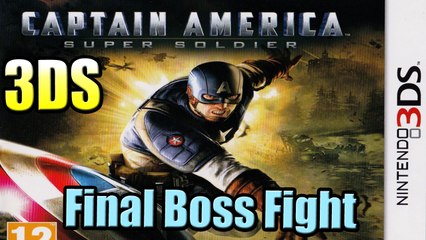 Final Boss Captain America Super Soldier 3DS (FULLScreen) - Gameplay Walkthrough
