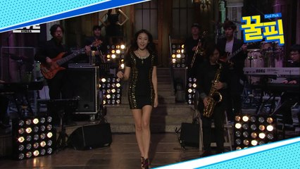 ′나혼산′ 한혜진, ′SNL코리아′ 빛낸 톱모델 기럭지 ′넘사벽′