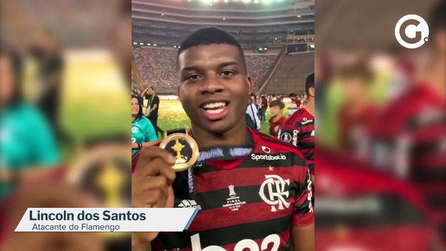 Capixaba Lincoln comemora conquista da Libertadores pelo Flamengo