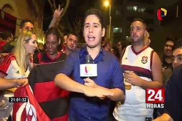Copa Libertadores: Flamengo campeón y así lo celebran los hinchas en las calles de Miraflores