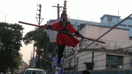 Rope walking Circus  How She Walk On The Rope 2019