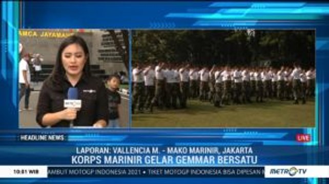 Korps Marinir dan Warga Gelar Aksi Bersih-bersih Sungai