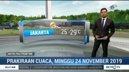 Prakiraan Cuaca, Minggu 24 November 2019