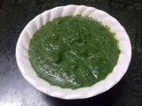 Green Chutney Recipe _ Coriander Mint Chutney _ Spicy Chutney For Chaat _ Dhania