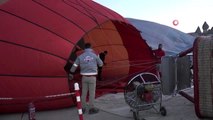 Kültür ve Turizm Bakanı Ersoy, Kapadokya'da balona bindi