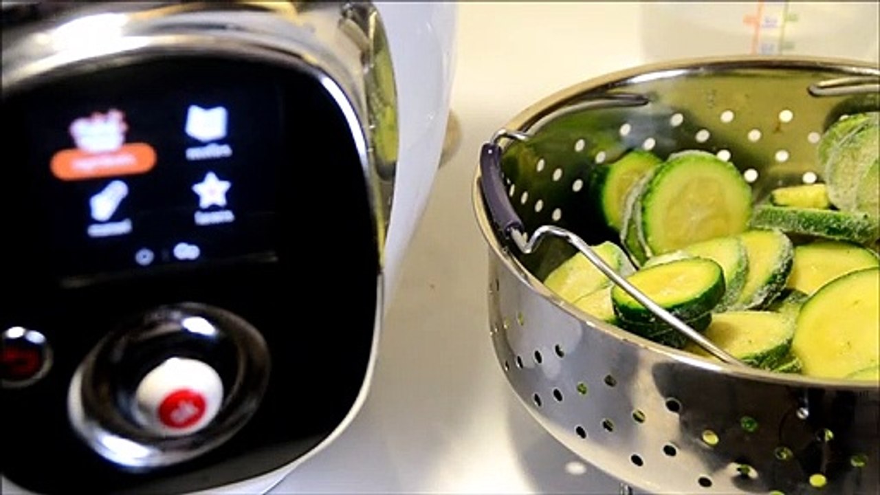 Cuisson des courgettes au cookeo