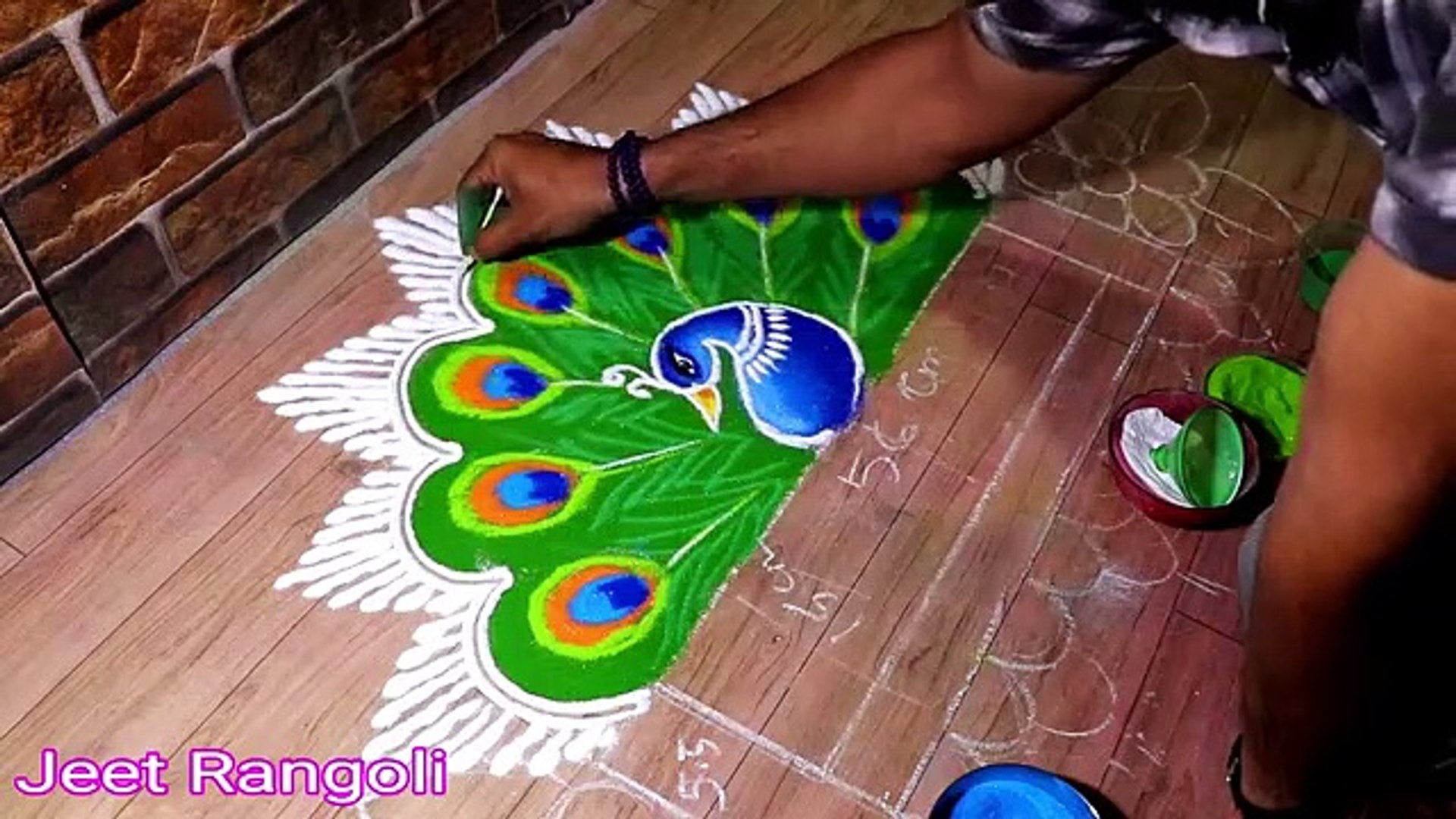 Welcome Design Rangoli