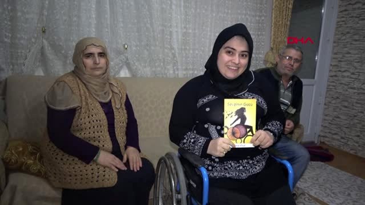 Serebral palsi hastası ebrar yaşam mücadelesini kitaplaştırdı