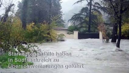 Zwei Vermisste nach starken Regenfällen in Südfrankreich