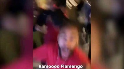 Así celebró Neymar la victoria del Flamengo