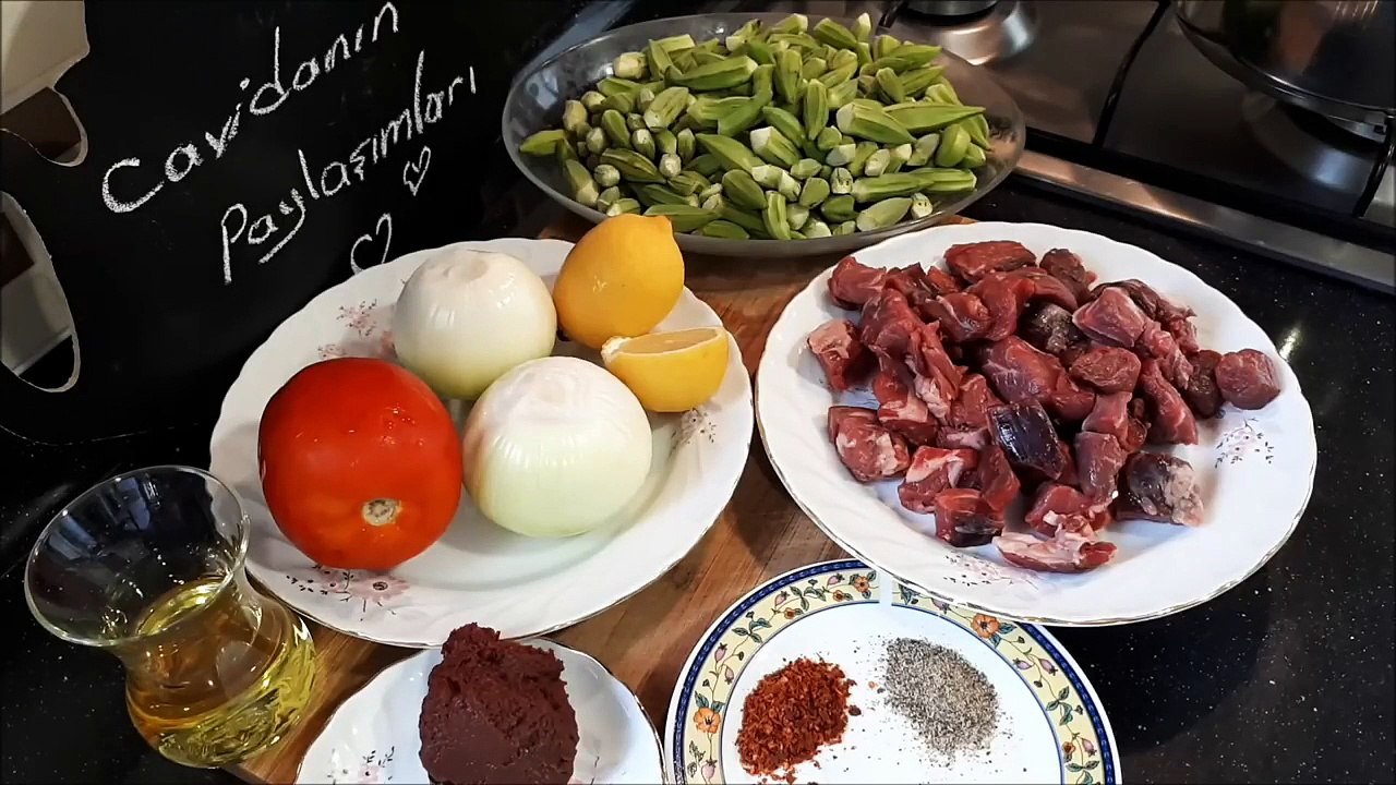 Etli Bamya Yemeği Tarifi  - Yemek Tarifleri