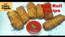 Potato Egg Roll | Egg Kabab | Easy Egg Potato Snack | Potato Kabab | Egg Kabab Roll |Easy Potato Egg Kabab | Egg Kabab Recipe by Tasty Foodie