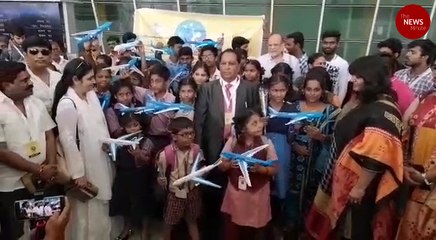 25 underprivileged kids experience their first ever flight journey