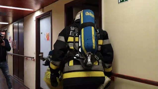 Exercice incendie à la maison de repos du CPAS de Frasnes-lez-Buissenal