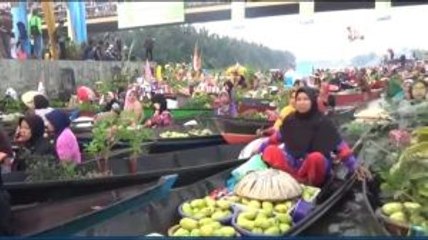 Pasar Terapung Lok Baintan Jadi Daya Tarik Wisata Kalsel