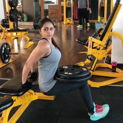 Rutwa Patel Hot Exercise in Gym | Actress & Divas