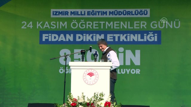 Binali Yıldırım: 'Binlerce fidanı toprakla buluşturacağız ve geleceğe nefes olacağız' - İZMİR