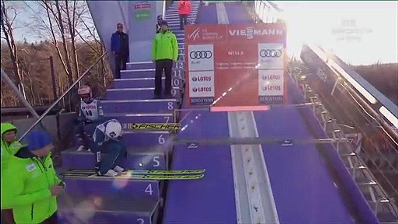 Straszny upadek - Piotr Żyła / Wisła 24.11.2019