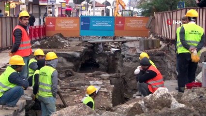 İSKİ kazısında tarihi eser çıktı