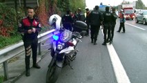 İşlem yapan motosikletli polise bir başka motosikletli polis çarptı: 2 polis yaralı