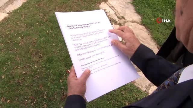 Öğretim üyesinden İstanbul'un su krizinin çözümüne yönelik proje önerisi.. Terkos gölü İstanbul'un...