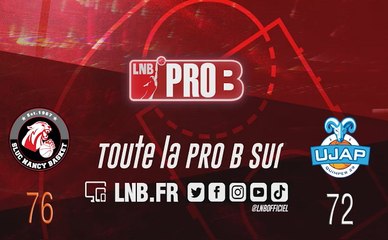 PRO B : Nancy vs Quimper (J7)