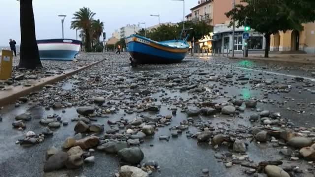 El sureste de Francia permanece en alerta por el temporal