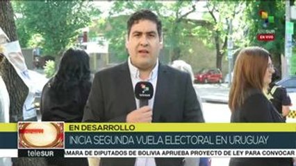 Inicia segunda vuelta electoral en Uruguay