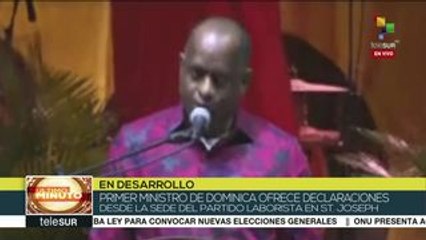 Skerrit: el pueblo de Dominica será quien decida su próximo gobierno