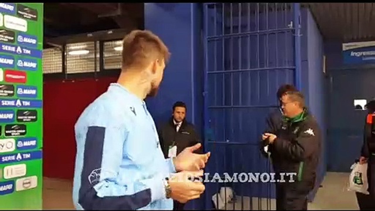 ACERBI E IL FORZA LAZIO A SASSUOLO PER I SORDOMUTI