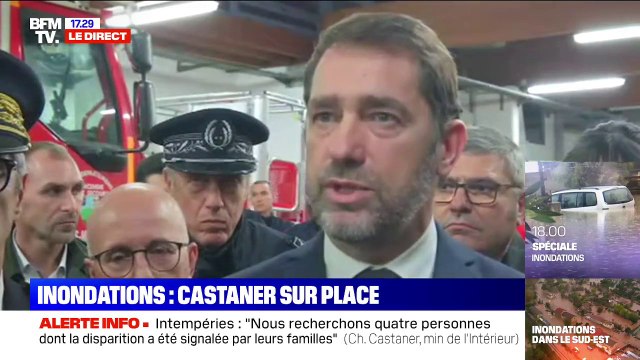 Je pense que votre question est idiote répond Christophe Castaner à un journaliste qui l'interroge sur la sécurité des plans d'urbanisme après les intempéries