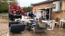 شاهد: قتيلان على الأقل في فيضانات ضربت فرنسا وإيطاليا