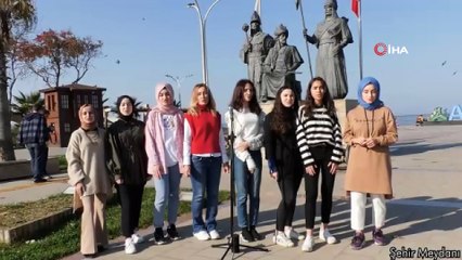 Akçakocalı öğrenciler öğretmenleri için söyledi