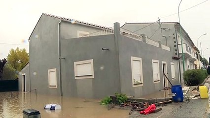 Inundações no sul da França