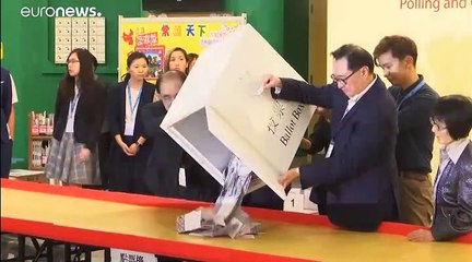 Participation record pour un scrutin local à Hong Kong