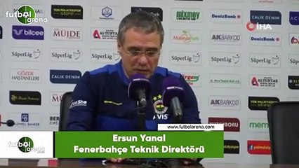 Ersun Yanal: "20 şut attık ama bunu golle süslemek gerekiyordu"