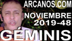 GEMINIS NOVIEMBRE 2019 ARCANOS.COM - Horóscopo 24 al 30 de noviembre de 2019 - Semana 48