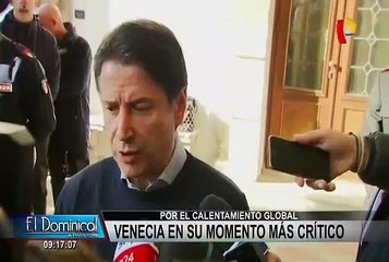 Cambio climático: Venecia en su momento más critico por inundaciones
