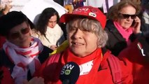 A nők elleni erőszak ellen tüntettek Belgiumban