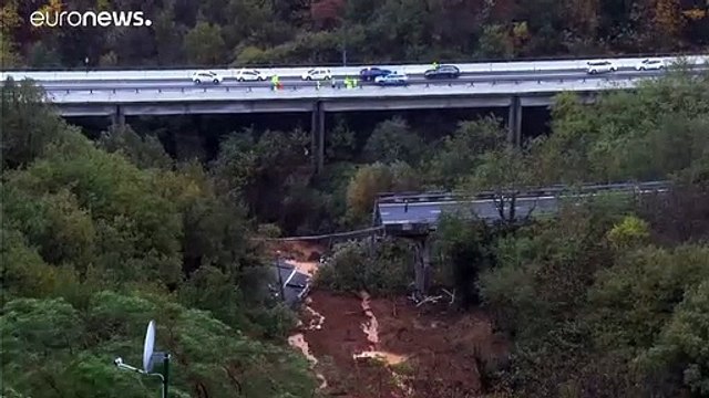 At least six dead as Europe battered by storms, floods and a landslide