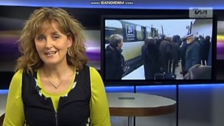 Indslag om Julesærtoget fra Vejle til Herning | 23 December 2010 på TV MIDTVEST