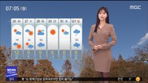 [날씨] 출근길 영하권…강원 산간 폭설
