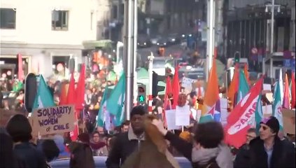 Διαδήλωση κατά της βίας που ασκείται στις γυναίκες στις Βρυξέλλες
